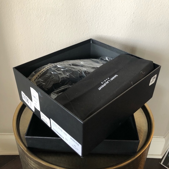 Saint Laurent Black Suede Espadrilles - Picture 4 of 7